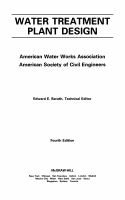 Water Treatment Plant Design - 4a Ed - Baruth.pdf